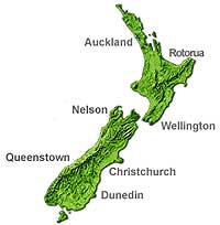 New Zealand Map